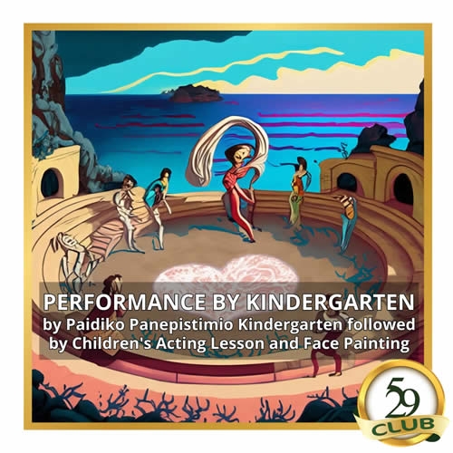 Performance by Kindergarten, Children's Acting Lesson & Face Painting